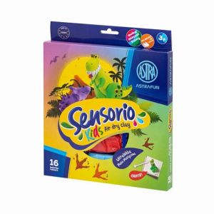 ASTRAFUN modelovací hmota odlehčená Dinosauři 16 barev