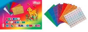 Barevné papíry B4/8 ks hologram 80g