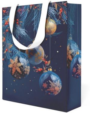 Vánoční papírová taška Anna Style TX1 821 střední