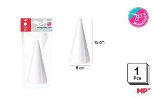 Polystyrénová špička 15 cm 1 ks