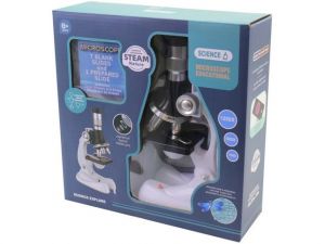 Mikroskop dětský malý 100x600x1200 na baterie