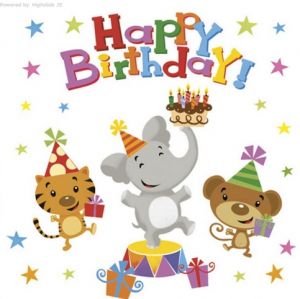 Happy B‚day Animals SDOG 0366 01 (Zvířecí oslava narozenin)