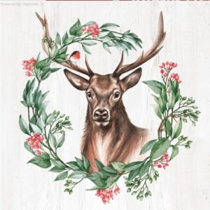 SDGW 0240 01 Great Deer in Wreath