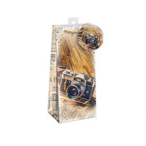 ARGUS Dárková papírová taška na koňak (13 x 29.5 cm) 07770806h