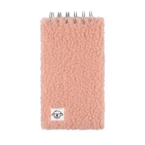 ALBI Chlupatý růžový zápisník se spirálou