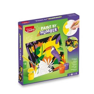 Kreativní sada Maped Creativ Paint by number - tukan a motýl