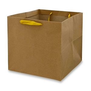 Dárková papírová taška - velikost XL, brown kraft