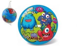 Míč Příšerky nafouknutý 23cm v síťce