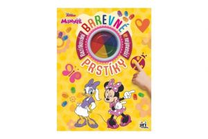 Sešit Barevné prstíky Minnie s prstovými barvami 23x30cm