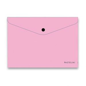 Spisovka s drukem Pastelini, A4 - růžová