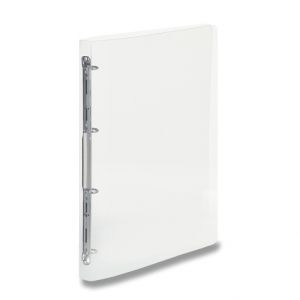 4kroužkový pořadač Transparent, A5, 25 mm - průhledný