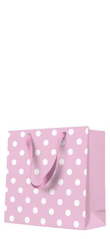 Papírová taška PAW CD Dotsy Check rosa