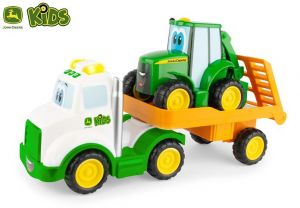JD Kids John Deere - Traktor Johny s tahačem 37 cm