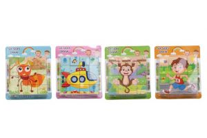 Kostky obrázkové dřevěné 12x12 cm