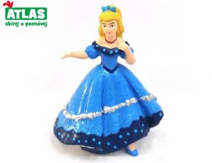 Figurka Princezna v modrých šatech 9 cm