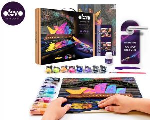 OKTO Malování hmotou motiv "#Opera House - Sydney" 30x40 cm