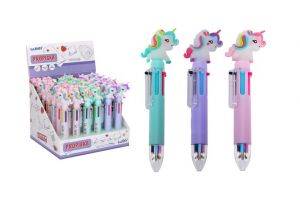 Pero s ozdobou vícebarevné (6barev) Jednorožec