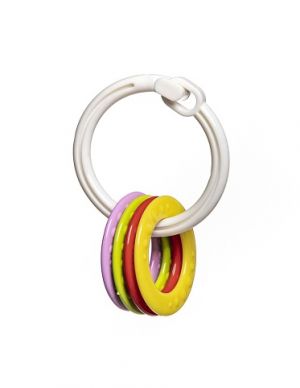 Kroužky s přívěsky 4 ks