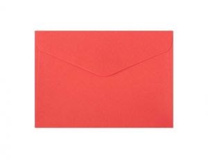 Ozdobné obálky Smooth - B6, 110 g/m2, červené