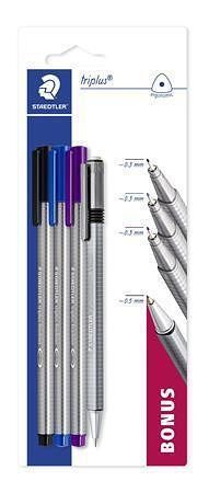 Sada psacích potřeb "Triplus® multi set 34P1", 4 kusy, STAEDTLER 34 SBK4P2