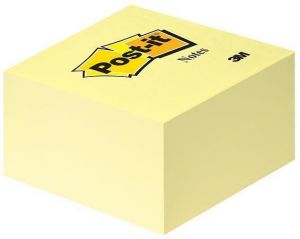 Samolepicí bloček, žlutá, 76x76 mm, 450 listů, 3M POSTIT