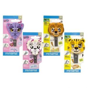 Nůžky "Animal Fantasy", lev, dětské, 13 cm, MITAMA 62469-90172