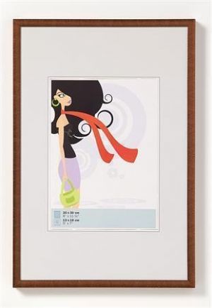 Rámeček "New Lifestyle", bronzová, plast, 21 x 29,7 cm