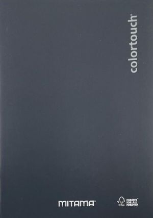 Sešit "Color Touch", A5+, linkovaný, 40+2 listů, černá, MITAMA 62002-90225