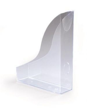 Stojan na časopisy "Basic", čirá, plast, 73 mm, DURABLE