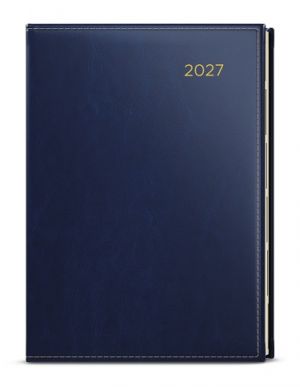 Diář denní - Ctirad s výsekem - Premier - A5 - modrá 2027, 14,3cm x 20,5cm, BDCk17-1-27