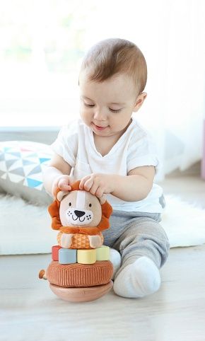 2Kids Toys Nasazovací kroužky Lvíček