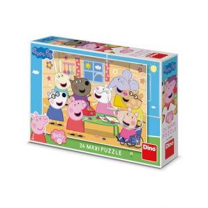 DINO Puzzle Peppa Pig: Obchod 24 dílků maxi