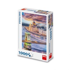 DINO Puzzle Budapešť – řetězový most 1000 dílků