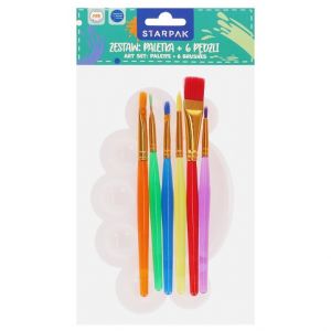 Sada paleta + štětce 6 ks STK PBH 12/48