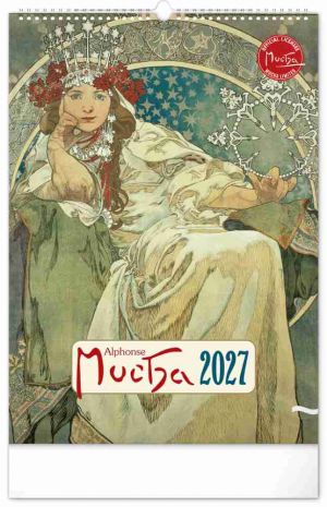 Kalendář nástěnný Alfons Mucha 2027, 33cm x 46cm, PGN-36373-L