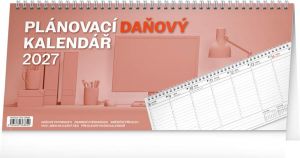 Kalendář stolní Plánovací daňový 2027, 33cm x 14,5cm, PGS-36889