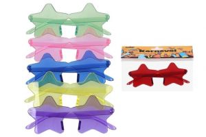 Set karneval - brýle plastové hvězdy (W045098)