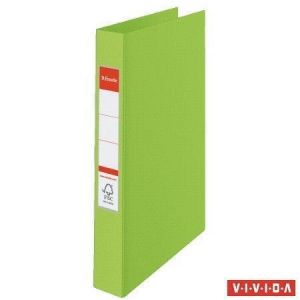 Kroužkový pořadač "Standard", Vivida zelená, 2 kroužky, 42 mm, A4, PP, ESSELTE
