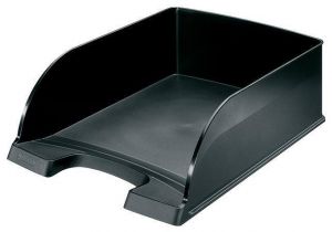 Odkladač "Plus Jumbo", černá, plast, LEITZ