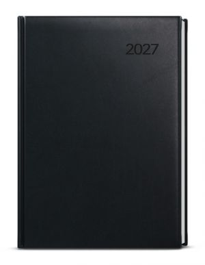 Diář denní - David - Vivella - A5 - černá 2027, 14,3cm x 20,5cm, BDD6-2-27