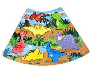 2Kids Toys Dřevěné puzzle Dinosauři propojitelné