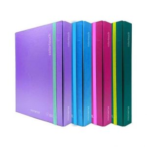 Desky s gumičkou "Color Touch", 5cm, modrá, MITAMA 62034-90280
