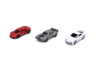 Rychle a zběsile set 3 aut Nano Cars Wave 4
